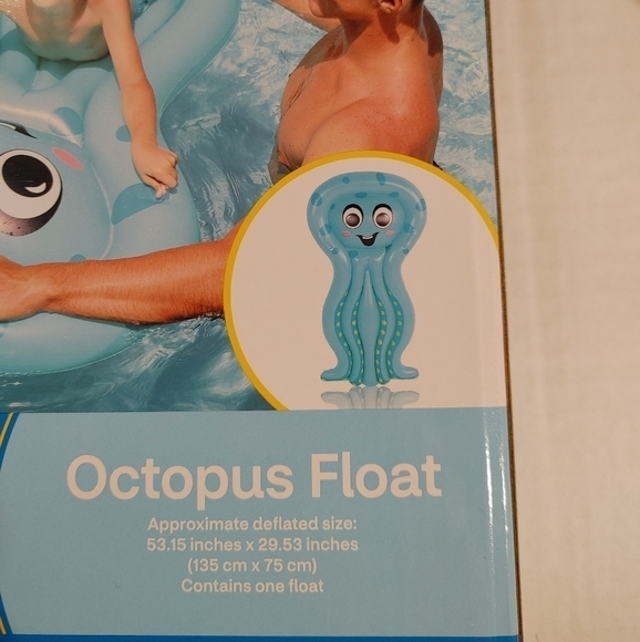 NWT (NEW) Sun & Sky Octopus Float For Children 53" X 29" - Picture 3 of 6